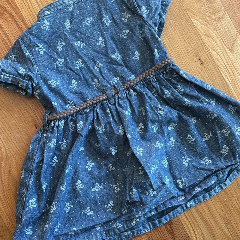 6M Carter’s Denim Floral Dress